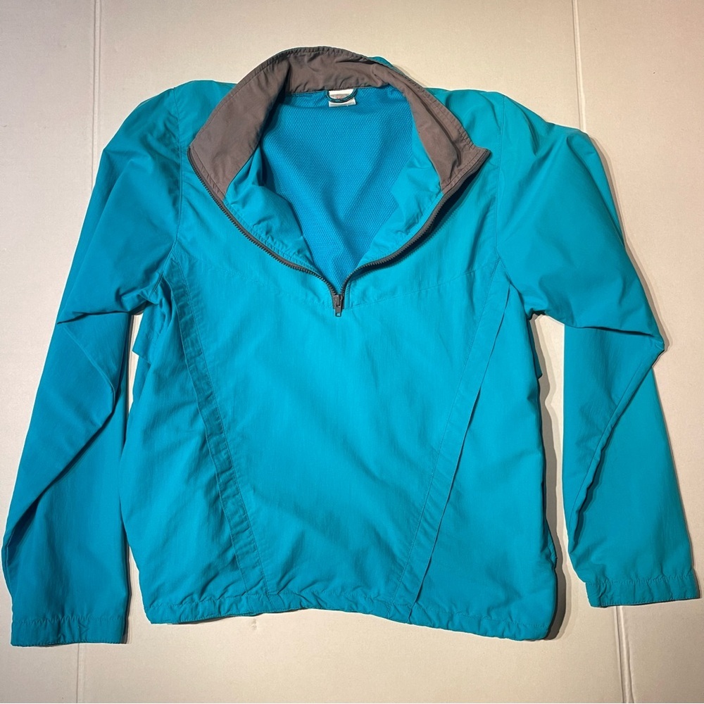 Nike Bright Turquoise Half-Zip Pullover Jacket 80’s Medium Size - Picture 11 of 11